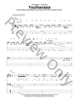 Youthanasia Guitar and Fretted sheet music cover